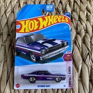 Hot Wheels 1968 Dodge Dart HotWheels 1960s 60s Purple Muscle Car New 2025 Mattel